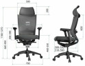 Кресло компьютерное SCHAIRS ZEN2-М01W, Цвет: голубой