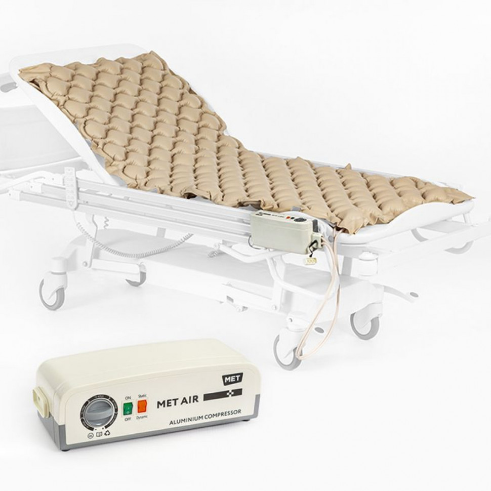 Матрас противопролежневый ячеистый MET AIR B-400 алюм. компрессор, вентиляция и функция статик