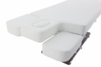 Массажный стол электрический MED-MOS ММКМ-2 (КО-159.1Д) белый/венге, с подогревом ложа