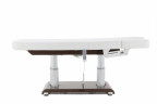 Массажный стол электрический MED-MOS ММКМ-2 (КО-159.1Д) белый, с подогревом ложа (S)